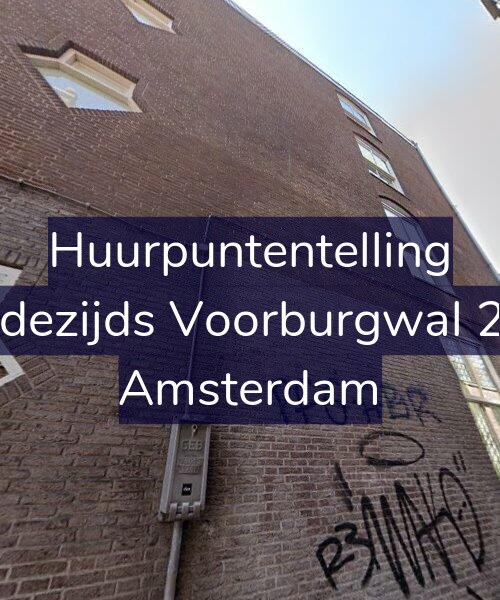 Foto gevel Huurpuntentelling voor Oudezijds Voorburgwal 278, Amsterdam