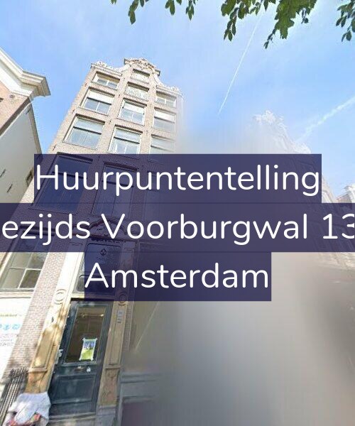 Foto gevel Huurpuntentelling voor Oudezijds Voorburgwal 134-C, Amsterdam