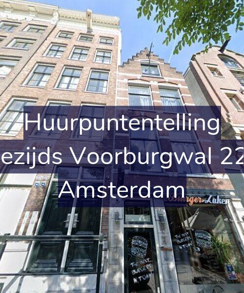 Foto gevel Huurpuntentelling voor Oudezijds Voorburgwal 222-C, Amsterdam