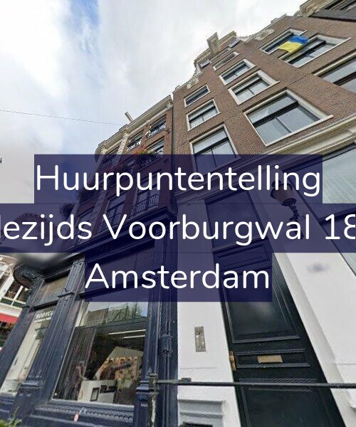 Foto gevel Huurpuntentelling voor Oudezijds Voorburgwal 181-3, Amsterdam