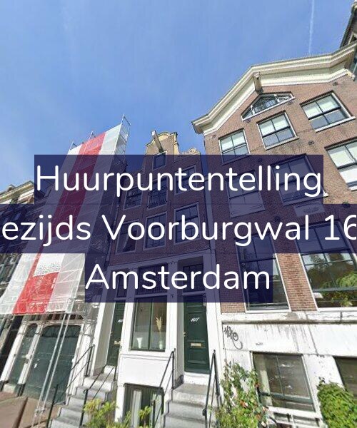 Foto gevel Huurpuntentelling voor Oudezijds Voorburgwal 160-B, Amsterdam