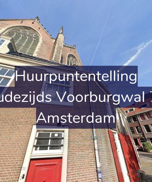 Foto gevel Huurpuntentelling voor Oudezijds Voorburgwal 74, Amsterdam