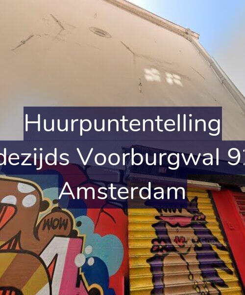 Foto gevel Huurpuntentelling voor Oudezijds Voorburgwal 92-A, Amsterdam