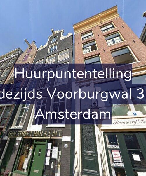 Foto gevel Huurpuntentelling voor Oudezijds Voorburgwal 32-E, Amsterdam
