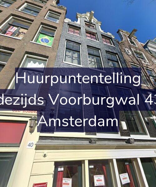 Foto gevel Huurpuntentelling voor Oudezijds Voorburgwal 43-D, Amsterdam