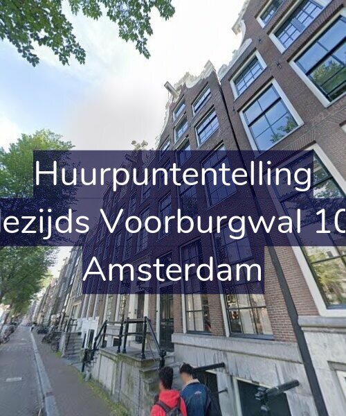 Foto gevel Huurpuntentelling voor Oudezijds Voorburgwal 101-E, Amsterdam