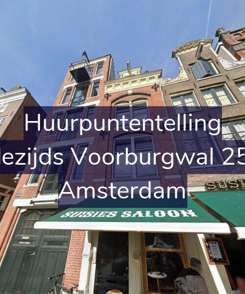 Foto gevel Huurpuntentelling voor Oudezijds Voorburgwal 256-1, Amsterdam