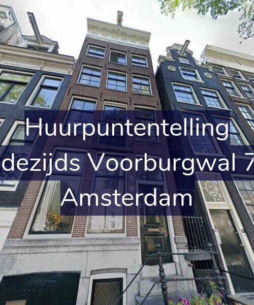 Foto gevel Huurpuntentelling voor Oudezijds Voorburgwal 7-B, Amsterdam