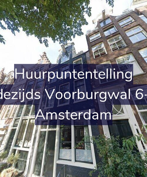 Foto gevel Huurpuntentelling voor Oudezijds Voorburgwal 6-HV, Amsterdam
