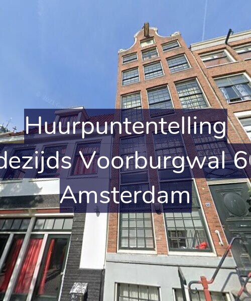 Foto gevel Huurpuntentelling voor Oudezijds Voorburgwal 66-B, Amsterdam