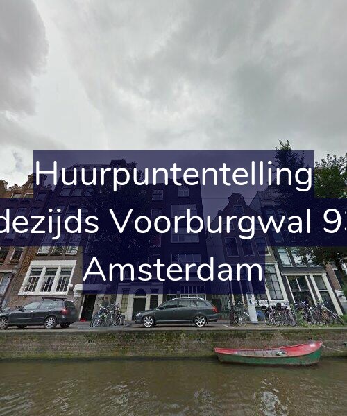 Foto gevel Huurpuntentelling voor Oudezijds Voorburgwal 93-B, Amsterdam