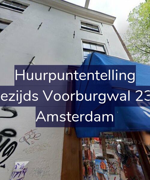 Foto gevel Huurpuntentelling voor Oudezijds Voorburgwal 232-B, Amsterdam