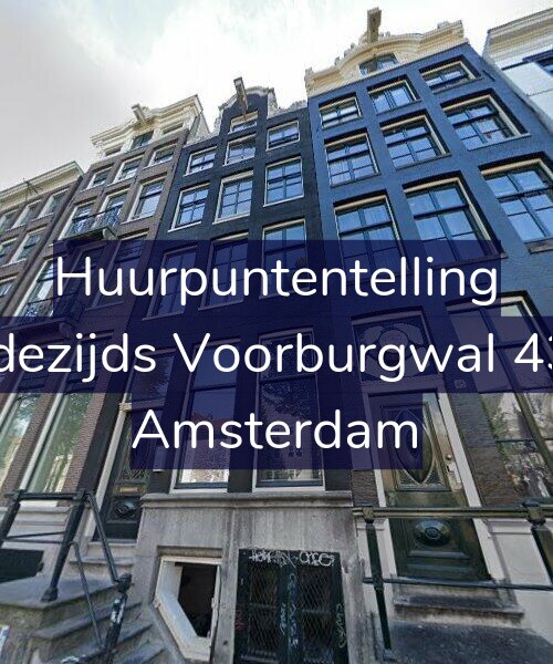 Foto gevel Huurpuntentelling voor Oudezijds Voorburgwal 43-A, Amsterdam