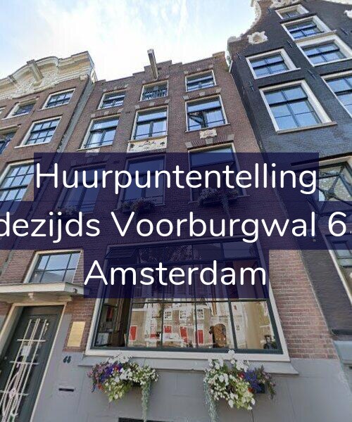 Foto gevel Huurpuntentelling voor Oudezijds Voorburgwal 65-B, Amsterdam