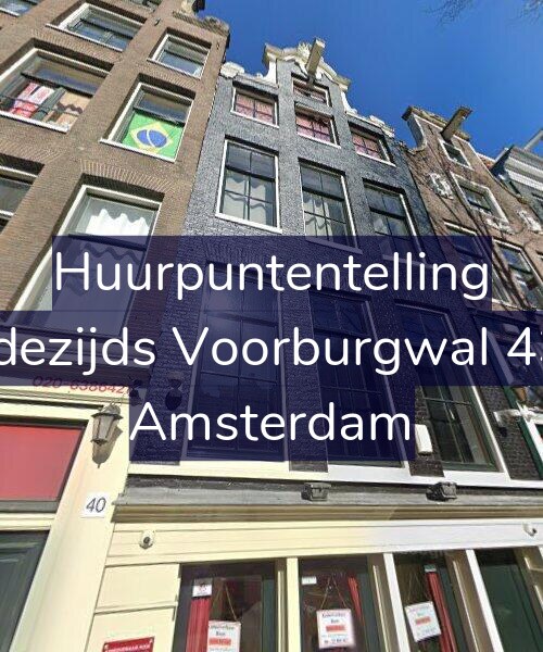 Foto gevel Huurpuntentelling voor Oudezijds Voorburgwal 43-K, Amsterdam