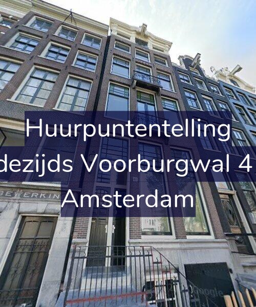Foto gevel Huurpuntentelling voor Oudezijds Voorburgwal 41-C, Amsterdam