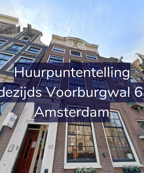 Foto gevel Huurpuntentelling voor Oudezijds Voorburgwal 63-3, Amsterdam