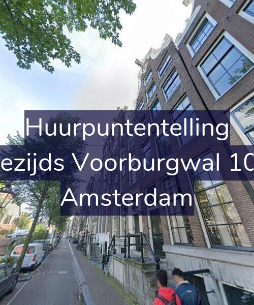 Foto gevel Huurpuntentelling voor Oudezijds Voorburgwal 101-A, Amsterdam