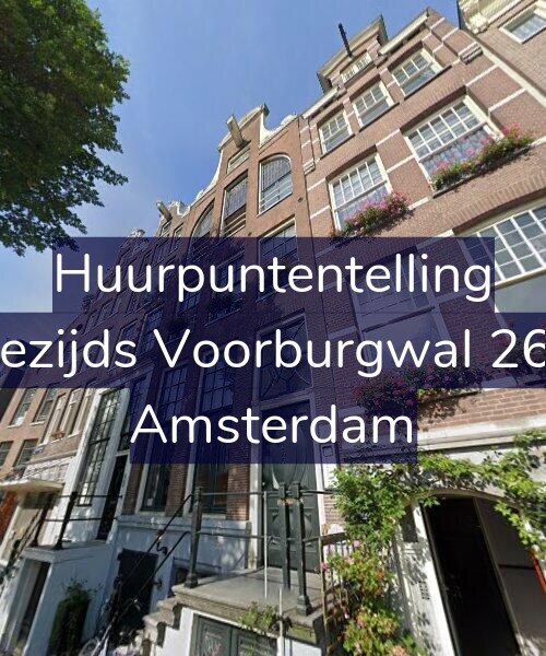 Foto gevel Huurpuntentelling voor Oudezijds Voorburgwal 268-D, Amsterdam