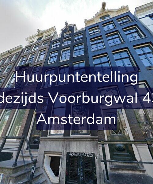 Foto gevel Huurpuntentelling voor Oudezijds Voorburgwal 43-C, Amsterdam