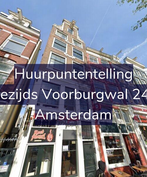 Foto gevel Huurpuntentelling voor Oudezijds Voorburgwal 244-B, Amsterdam