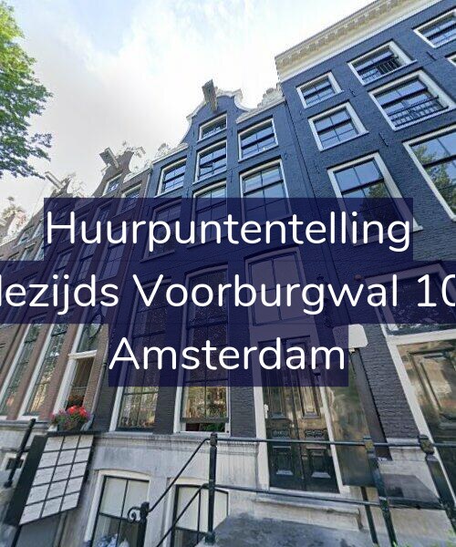 Foto gevel Huurpuntentelling voor Oudezijds Voorburgwal 109-F, Amsterdam