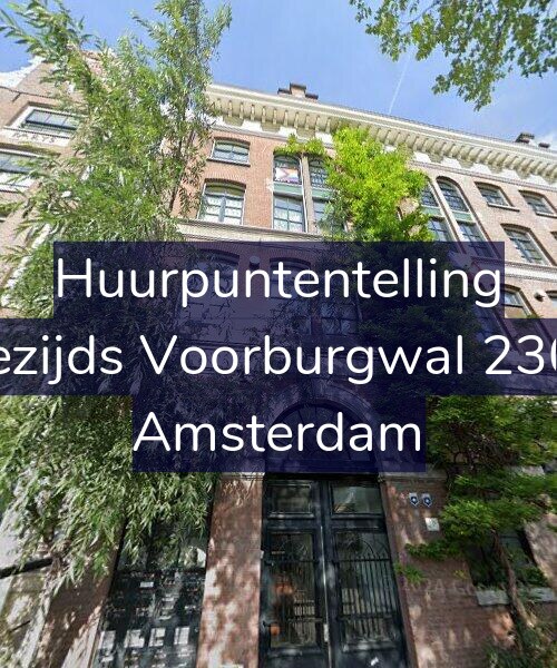 Foto gevel Huurpuntentelling voor Oudezijds Voorburgwal 230-D5, Amsterdam
