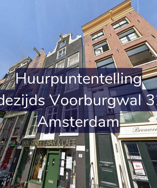Foto gevel Huurpuntentelling voor Oudezijds Voorburgwal 32-B, Amsterdam