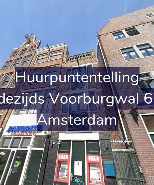 Foto gevel Huurpuntentelling voor Oudezijds Voorburgwal 62-1, Amsterdam
