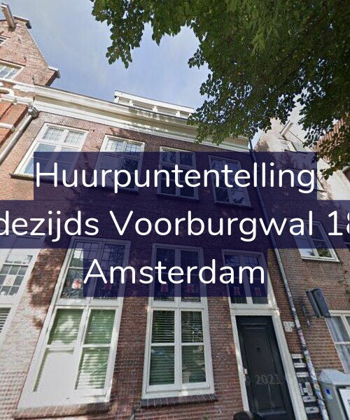 Foto gevel Huurpuntentelling voor Oudezijds Voorburgwal 18-A, Amsterdam