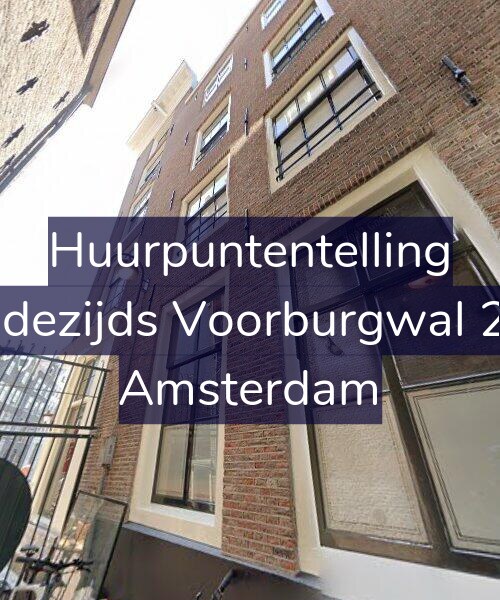 Foto gevel Huurpuntentelling voor Oudezijds Voorburgwal 2-B, Amsterdam