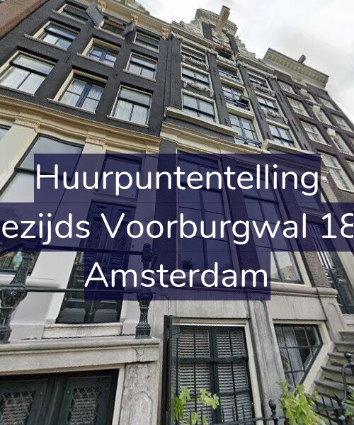 Foto gevel Huurpuntentelling voor Oudezijds Voorburgwal 187-C, Amsterdam