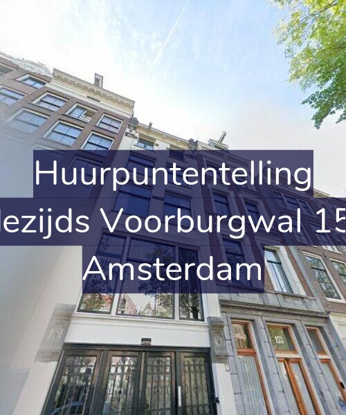 Foto gevel Huurpuntentelling voor Oudezijds Voorburgwal 151-2, Amsterdam