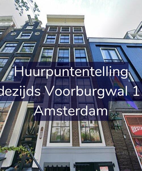 Foto gevel Huurpuntentelling voor Oudezijds Voorburgwal 11-B, Amsterdam