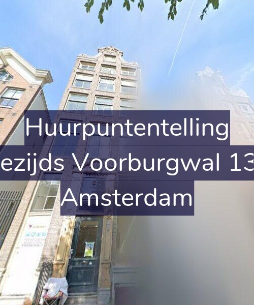 Foto gevel Huurpuntentelling voor Oudezijds Voorburgwal 134-A, Amsterdam