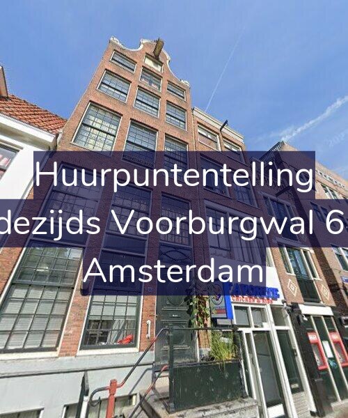 Foto gevel Huurpuntentelling voor Oudezijds Voorburgwal 64-1, Amsterdam