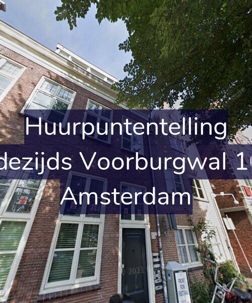 Foto gevel Huurpuntentelling voor Oudezijds Voorburgwal 16-B, Amsterdam