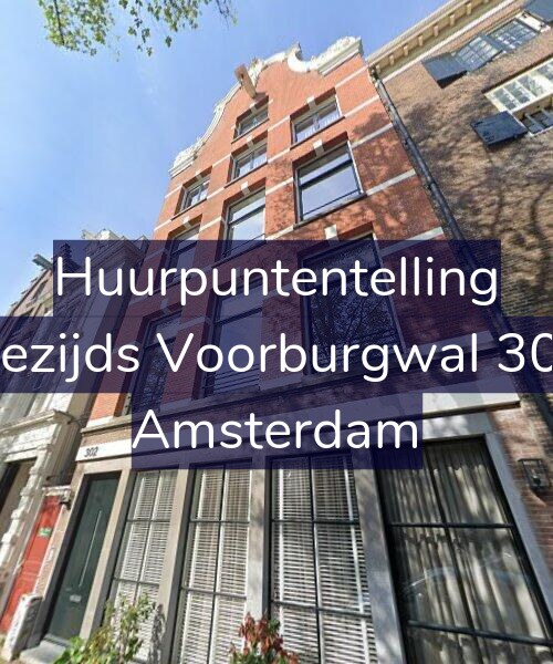 Foto gevel Huurpuntentelling voor Oudezijds Voorburgwal 302-A, Amsterdam