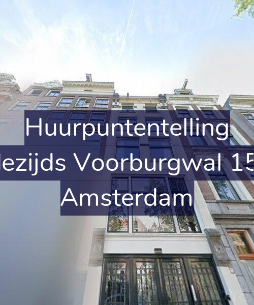 Foto gevel Huurpuntentelling voor Oudezijds Voorburgwal 151-3, Amsterdam