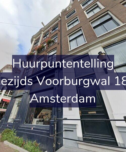 Foto gevel Huurpuntentelling voor Oudezijds Voorburgwal 181-1, Amsterdam