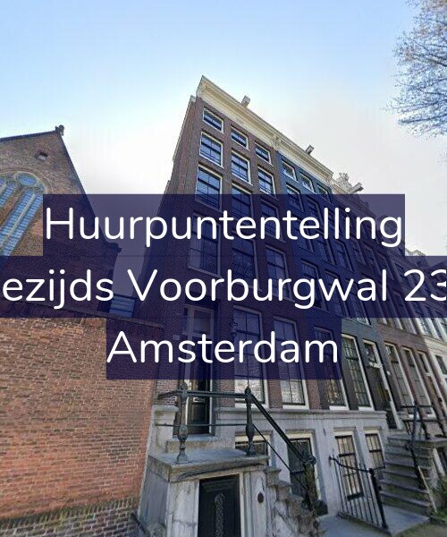 Foto gevel Huurpuntentelling voor Oudezijds Voorburgwal 233-B, Amsterdam