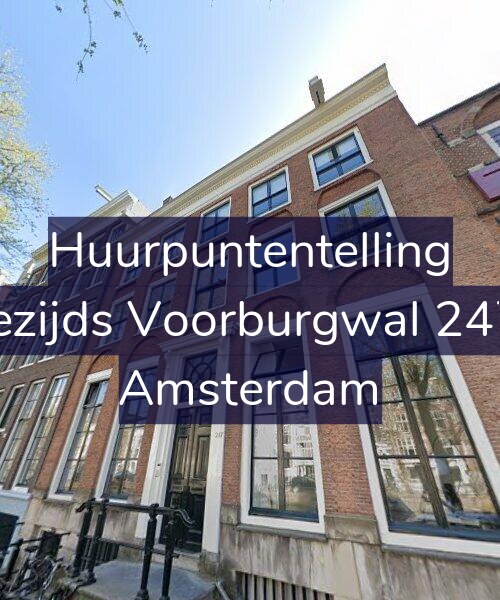 Foto gevel Huurpuntentelling voor Oudezijds Voorburgwal 247-1R, Amsterdam
