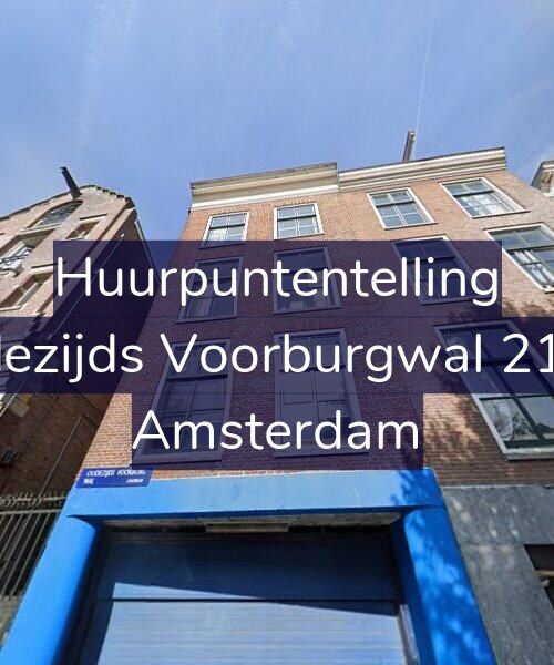 Foto gevel Huurpuntentelling voor Oudezijds Voorburgwal 212-3, Amsterdam