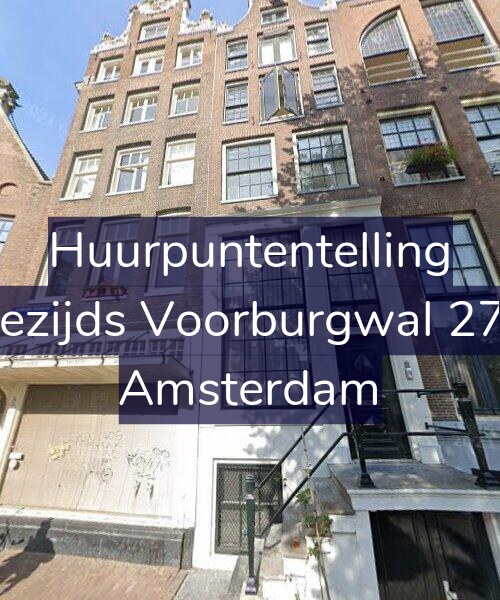 Foto gevel Huurpuntentelling voor Oudezijds Voorburgwal 270-H, Amsterdam