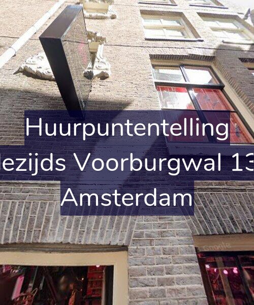 Foto gevel Huurpuntentelling voor Oudezijds Voorburgwal 133-2, Amsterdam