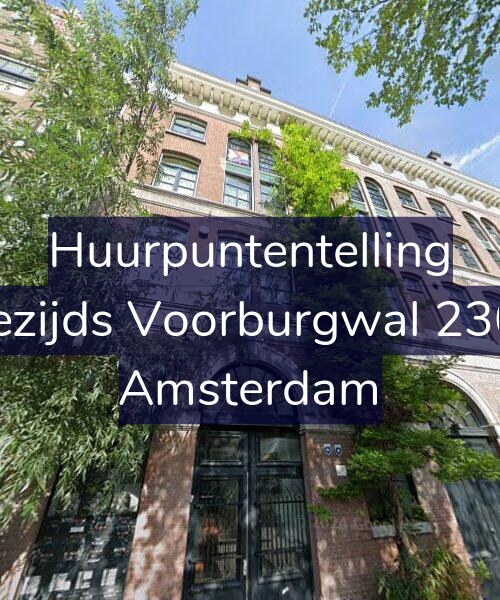 Foto gevel Huurpuntentelling voor Oudezijds Voorburgwal 230-B3, Amsterdam