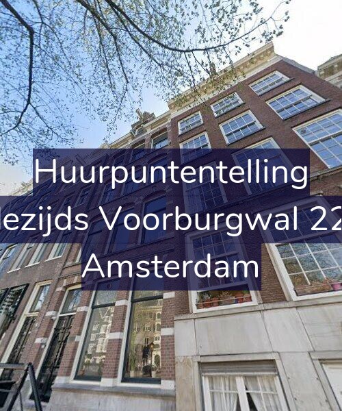 Foto gevel Huurpuntentelling voor Oudezijds Voorburgwal 221-2, Amsterdam