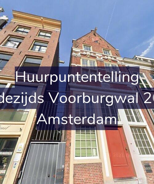 Foto gevel Huurpuntentelling voor Oudezijds Voorburgwal 20-B, Amsterdam