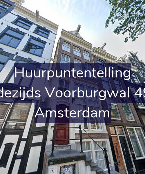Foto gevel Huurpuntentelling voor Oudezijds Voorburgwal 49-D, Amsterdam