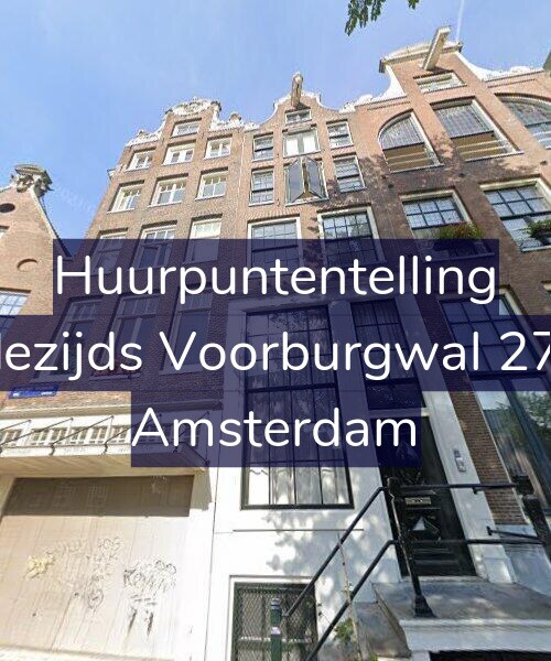 Foto gevel Huurpuntentelling voor Oudezijds Voorburgwal 270-1, Amsterdam